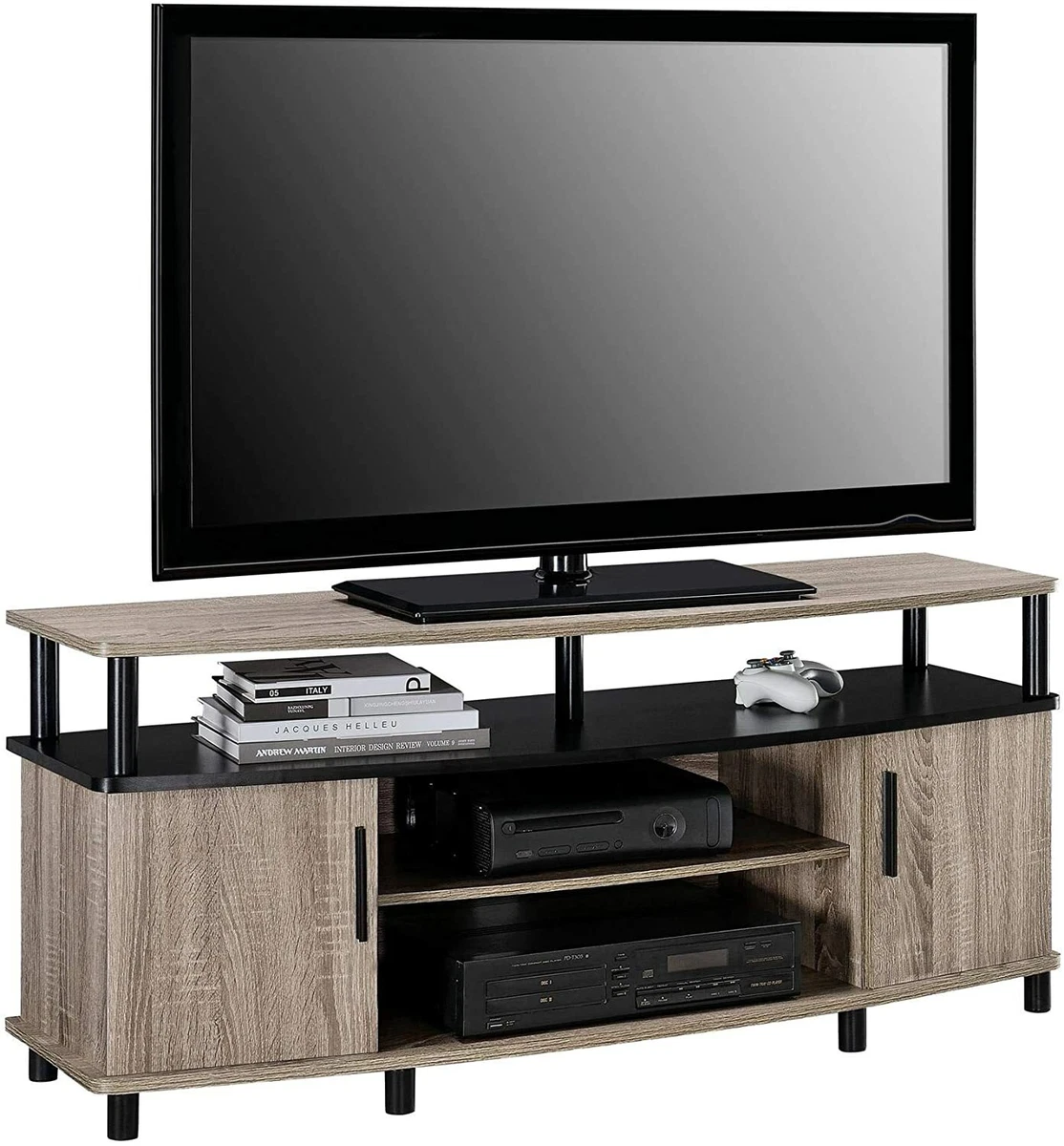 Ameriwood Home Carson TV Stand for 50-Inch TVs (Sonoma Oak) 744759822413 |  eBay
