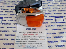 Volvo 122s Amazon 63-70 Right Park Light Assembly Most Parts Are Genuine Volvo