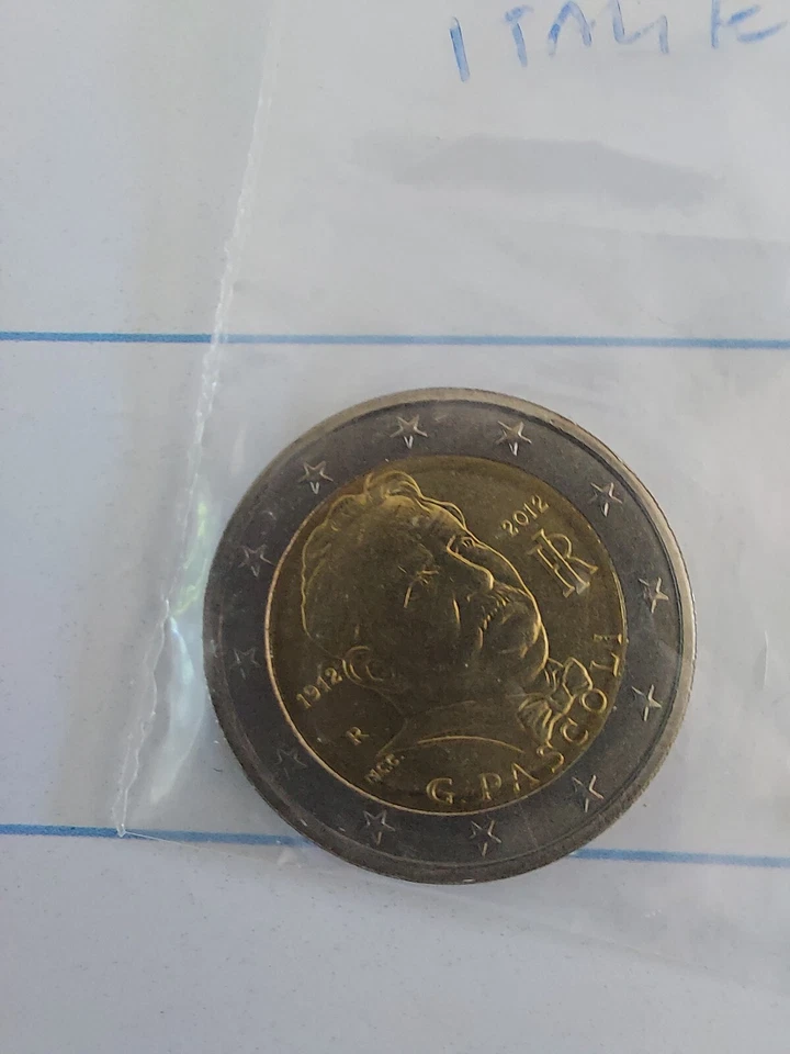 2.00 euro italie 2012 com pascoli - Photo 1/1