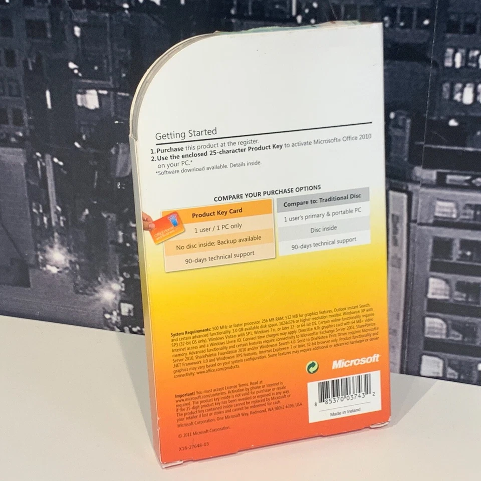 Microsoft Office 2010 Business Home PKC Word Excel PowerPoint Outlook 365 Boxed - Image 2 of 3