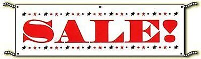 Sale Durable Colors | Vinyl Banner w/ Grommets | 3 H x 10 W