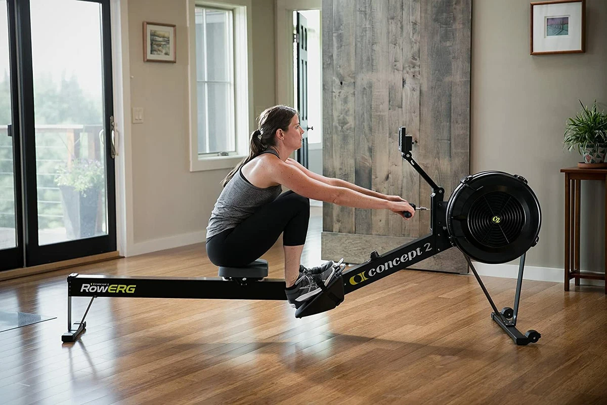 Rowing machine with heart rate monitor sales