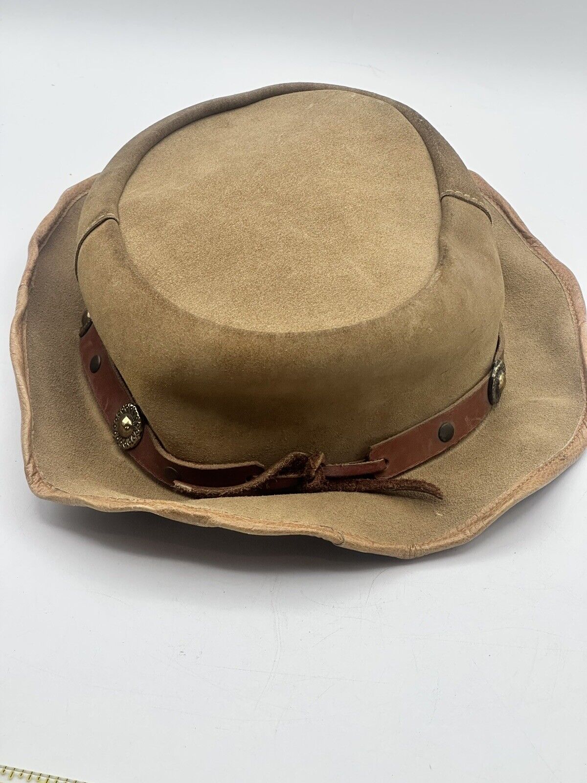Vintage Suede Hat Winfield Cover Company San Fran… - image 9