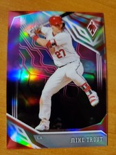 2019 Panini Phoenix Pink Prizm Refractor Mike Trout Card #8 #17/25