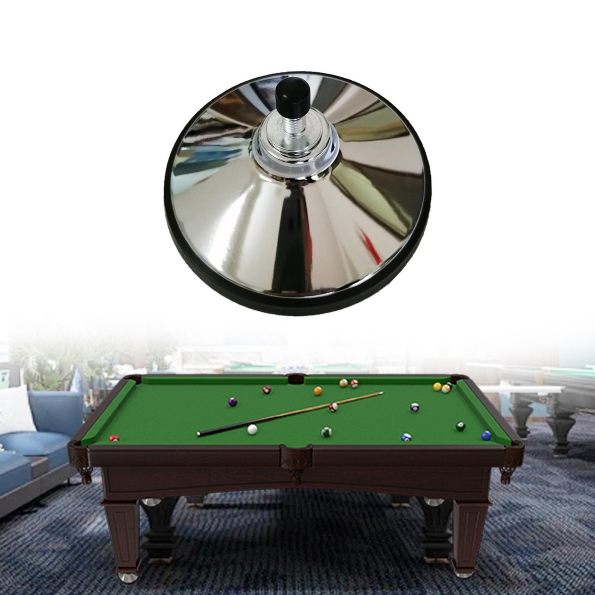 M12 Thread Levelers Chrome Billiard Pool Table Leg Levelers - Set Of 4 ...
