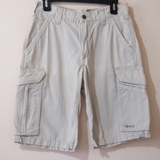 Carhartt Cargo Shorts 100 Cotton Relaxed Fit Tan 101168 232 Men's 30 H25-59