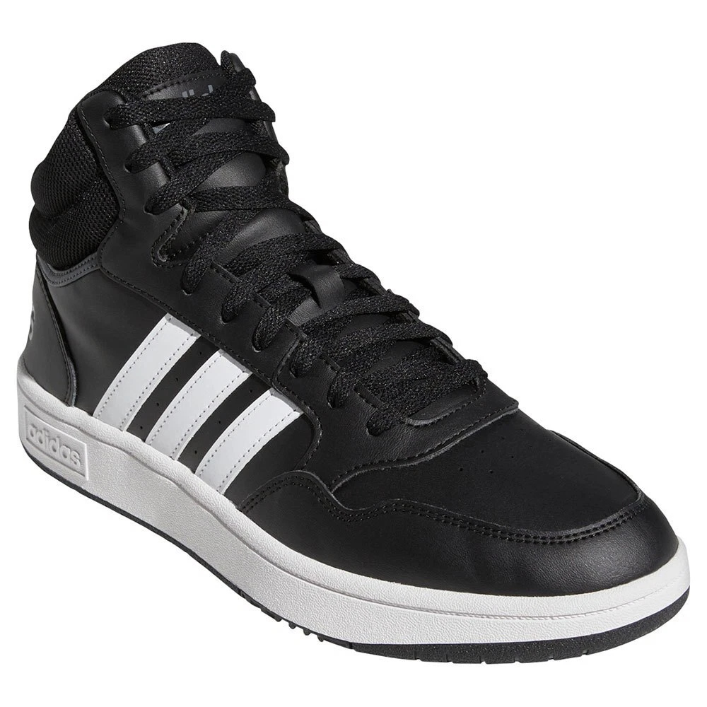 ADIDAS HOOPS 3.0 MID UOMO NERA + CALZE OMAGGIO