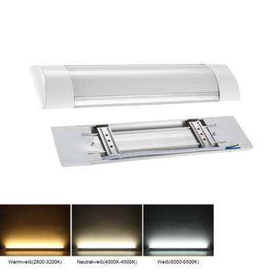 Produktbild von WZTO LED Feuchtraumleuchte 30-120 Cm – Unterbau- & Deckenleuchte Für Werkstatt, Keller & Küche, 10-40W, 2500-6400K