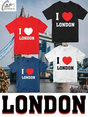 AF MERCH T-Shirt I LOVE LONDON Hauptstadt Englands Landgeschenk Großbritannien Souvenir
