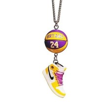 Car Rearview Mirror Hanging Ornament Accessories Cute Car Decor Lakers Pendant Car Rearview Mirror Hanging Ornament Accessories Cute Car Decor Lakers Pendant