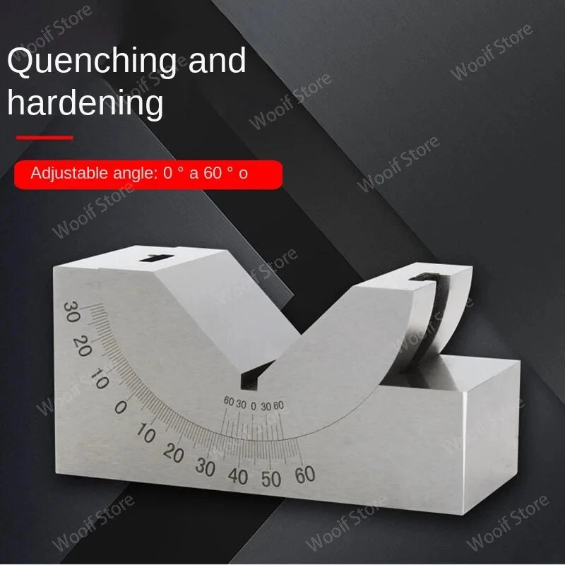 0.01 Accuracy Precision Gauge Fine Adjustment Angle V-Block Milling Block Gauge - Image 2 of 4