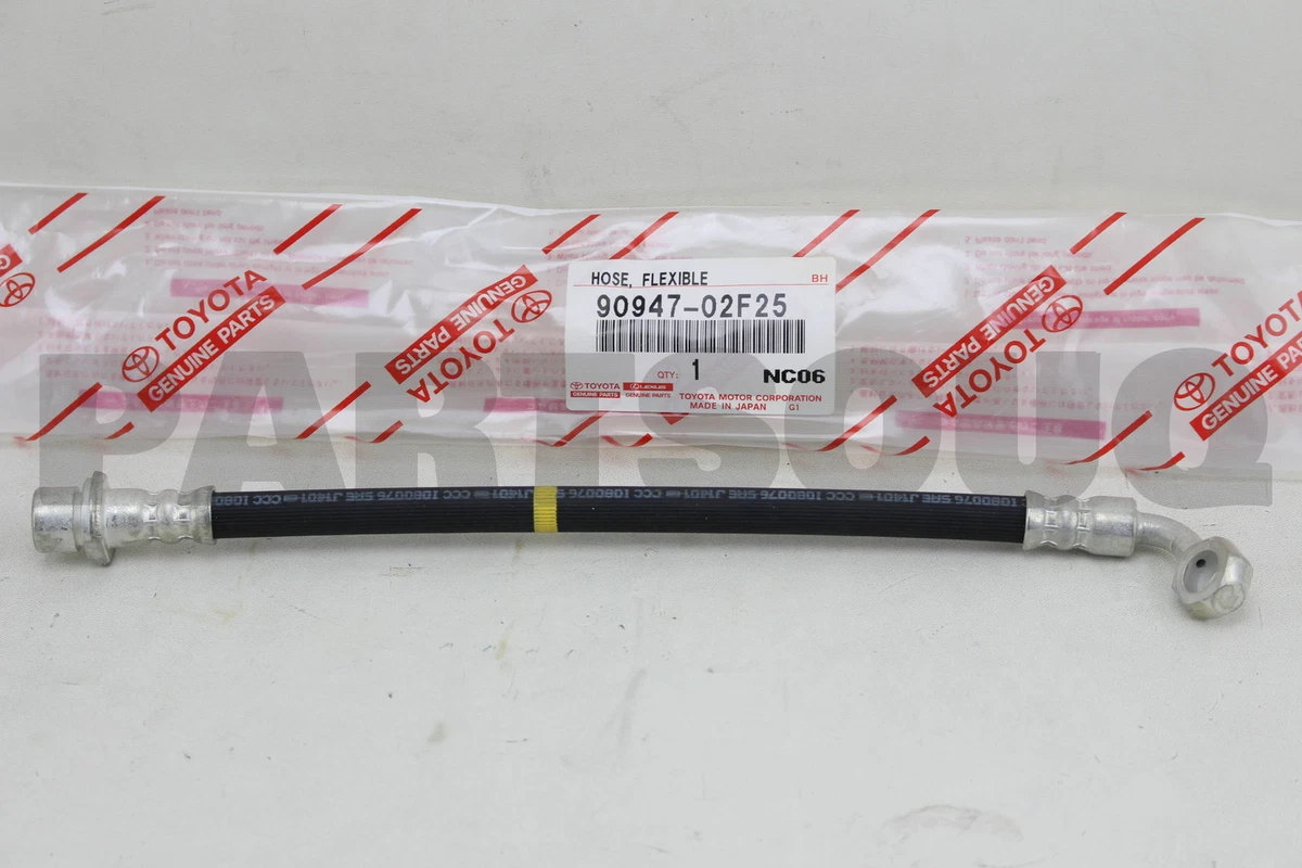 9094702F25 Genuine Toyota HOSE, FLEXIBLE(FOR REAR RH) 90947-02F25 