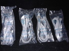 4 - Telecommunications Accessory E152196 ISO 9002 Phone Cable Silver Satin 7FT.