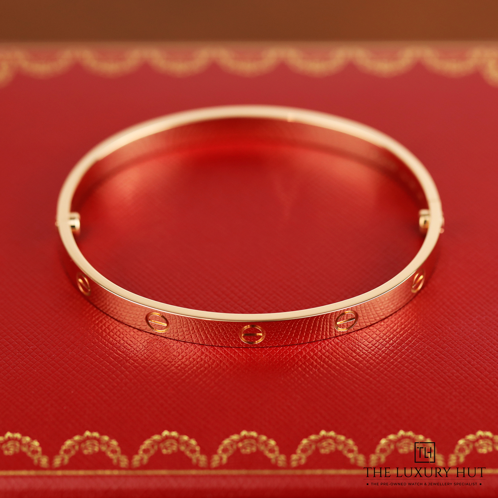 Cartier 18ct Rose Gold Love Bracelet - Size 19 - Full Set - 2023