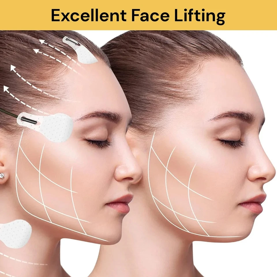 60PCS Face Lift Tape Ultra-Thin Invisible V-Shaped Facial Lifting Sticker Patch - image 4 of 4