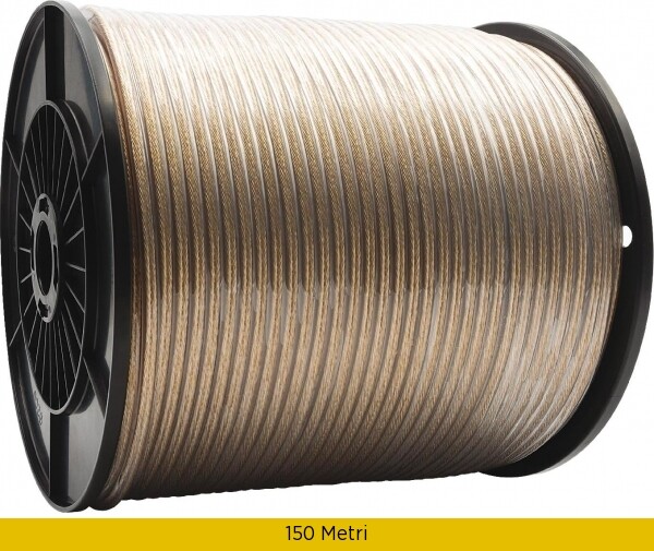 M.P.M. Filo Stendibiancheria Trasparente Ottonatomm 5 Metri 150 AO5X150RC