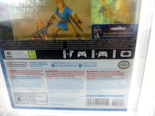 WATA 9.8 The Legend of Zelda: Breath of the Wild Wii U - 7 Controller Misprint