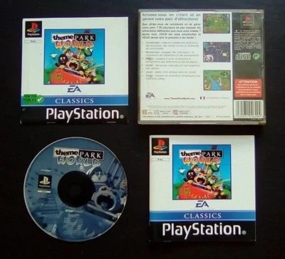 THEME PARK WORLD : JEU Sony PLAYSTATION PS1 PS2 COMPLET ( boîtier cassé ) - Photo 1/2