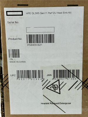 HPE DL3X5 DL345 DL385 Gen11 2U AMD Performance Heatsink P58459-B21