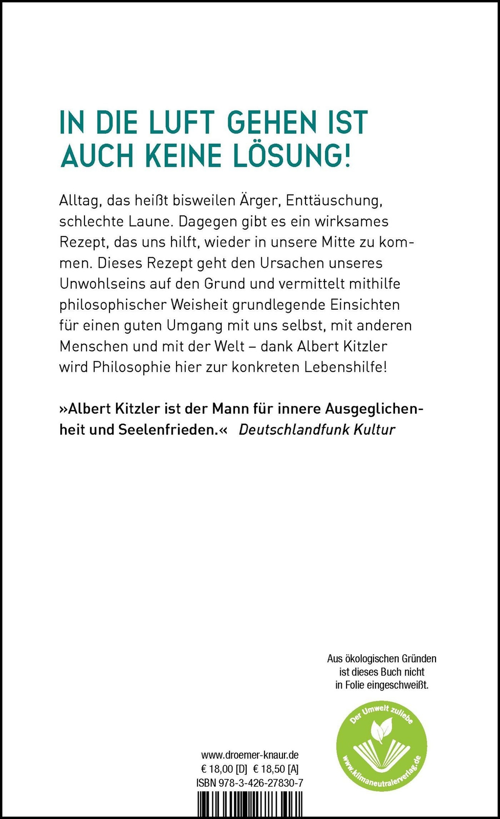 Thumbnail - Albert Kitzler / Nur Die Ruhe