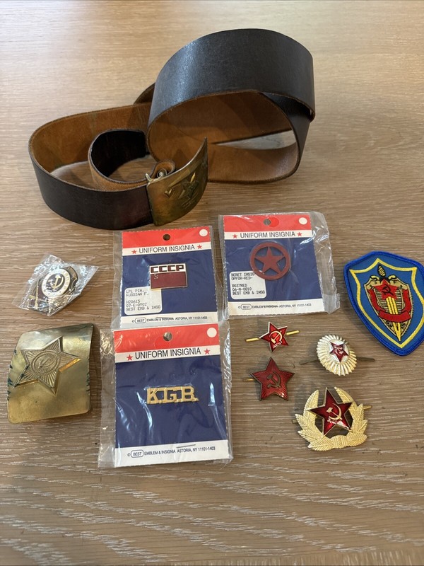 SOVIET Russian MILITARY CCCP KGB PINS BELT BUCKLE PATCH SNIPER PIN