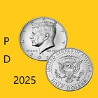 2025 P D (2 Coin) Kennedy Half Dollar (BU)