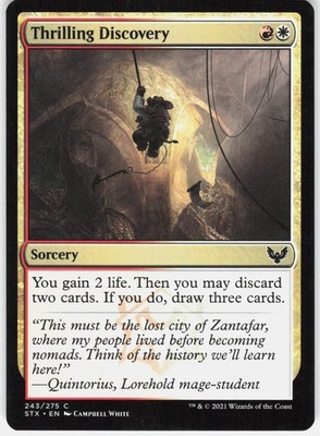 Thrilling Discovery 243 Strixhaven: School of Mages Magic: The Gathering LP