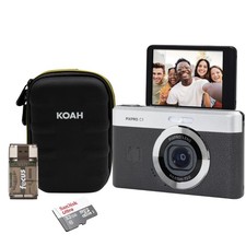 KODAK PIXPRO C1 Friendly Zoom 13MP 1080p Digital Camera Black Bundle