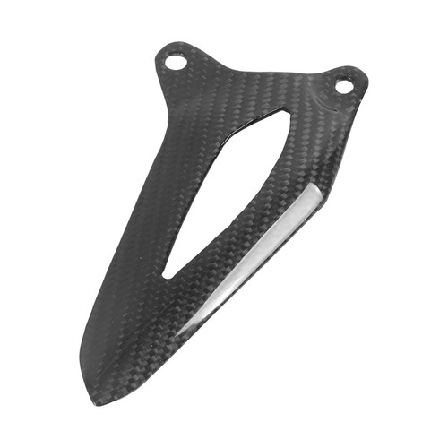 For Triumph Speed Triple 1200 Heel Guards Pedal Plate Pair Carbon Fiber-Gloss - Picture 8 of 15