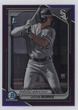2024 Bowman Chrome Prospects Purple Refractor /250 Jacob Burke #BCP-116 2a9
