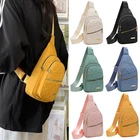 Oxford Cloth Multi Layer Women's Single Shoulder Leisure Crossbody Bag 6 Color