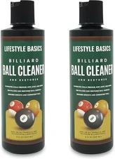 Billiard Ball Cleaner and Restorer Polish 2-Pack | All-in-One Pool Ball... 