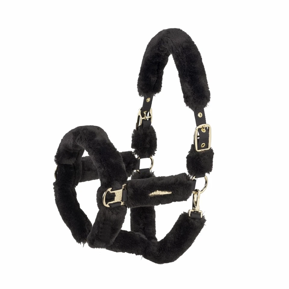 Eskadron Halfter FAUX FUR COMPLETE black truffle Heritage HW 25/26