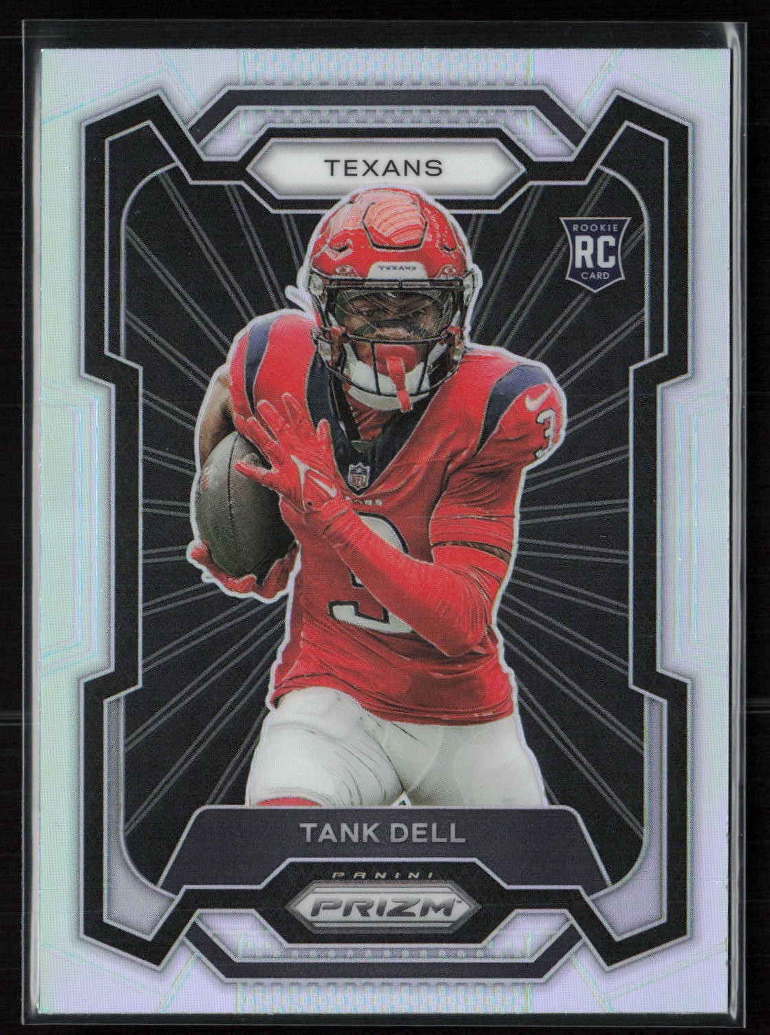 Tank Dell 2023 Panini Prizm #329 Rookie Variations Prizms Silver Houston Texans