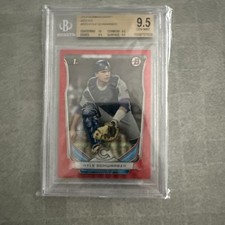 2014 Bowman Draft Red Ice /150 Kyle Schwarber #DP2 BGS 9.5 GEM MT