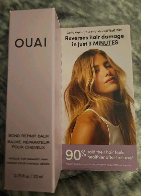 OUAI BOND REPAIR BALM MASQUE FOR DAMAGED HAIR   Size .75 fl oz / 22 ml NIB