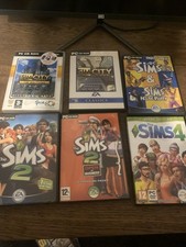 Job Lot of The Sims and Sim City PC Games Bundle Good Condition