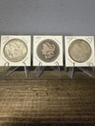 Silver Lot B - 3 Morgan Dollars