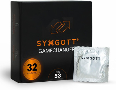 SYXGOTT Gamechanger Kondome Mit Perfektem Sitz   32Er Pack (1 X 32 Stück)