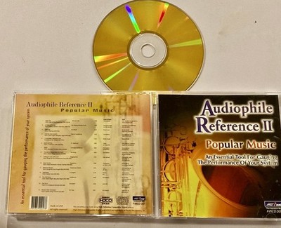Audiophile Reference II FIMCD 007 24KT GOLD HDCD 24-Bit Test Disc Rare NM