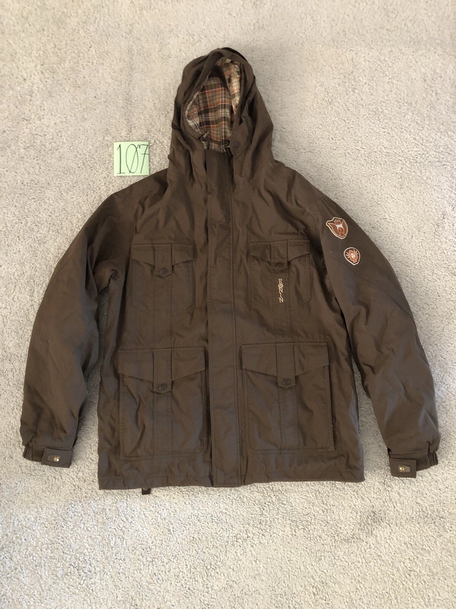 BURTON　RONIN チェック柄 フード付きジャケットl Vintage Burton Snowboarding Jacket Ronin Y2K Houndstooth Plaid