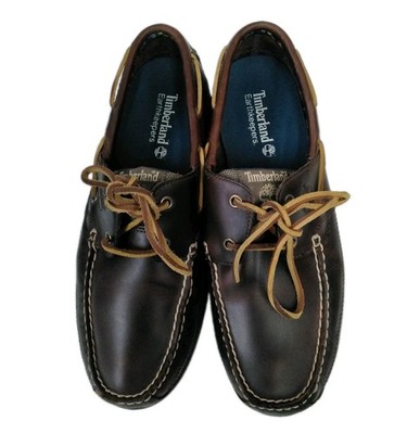 Timberland Earthkeeper Kiawah Bay Boat Deck Shoes Lace Mens Size 10 Brown