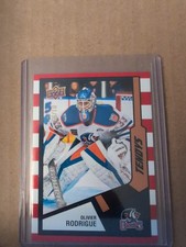 2023-24 Upper Deck AHL Tendys T-15 Red Stripes Olivier Rodrigue 1/99