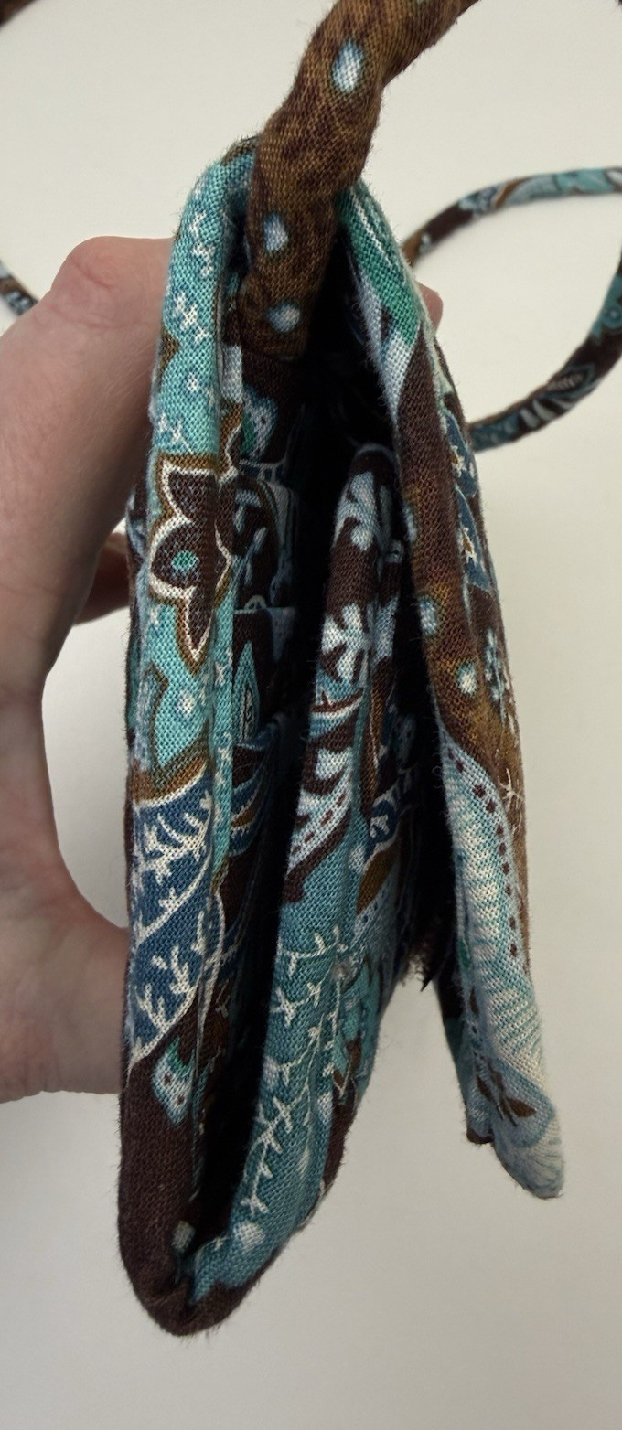 Vera Bradley Java Blue String Wallet Or Crossbody… - image 9