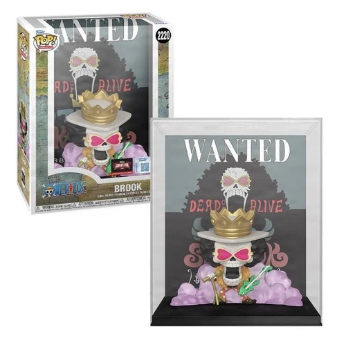 NEW IN HAND - Funko Pop One Piece Wanted Poster Brook #2220 - TargetCon Ex