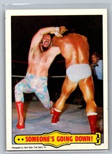 1985 Topps WWF Pro Wrestling Stars #39 Someone's Going Down!