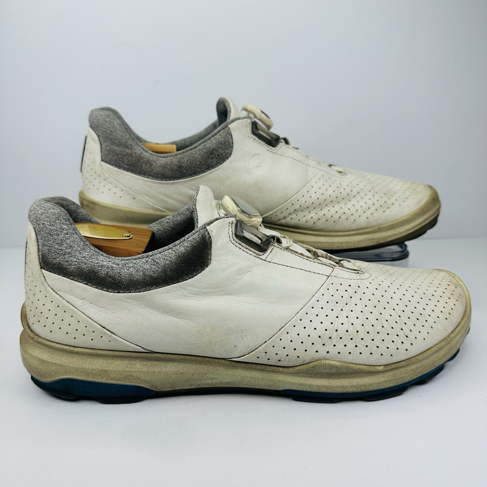 Mens Size 44 Eu 10 Us White Leather