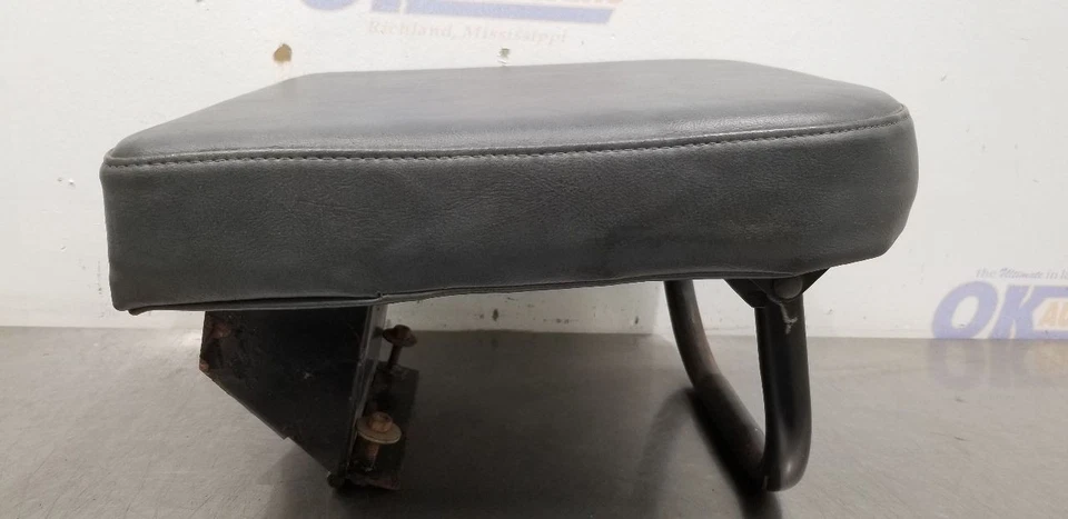 1993 DODGE W350 PICKUP REAR RIGHT PASSENGER SEAT GRAY VINYL EXTENDED CAB Foto 4 de 4