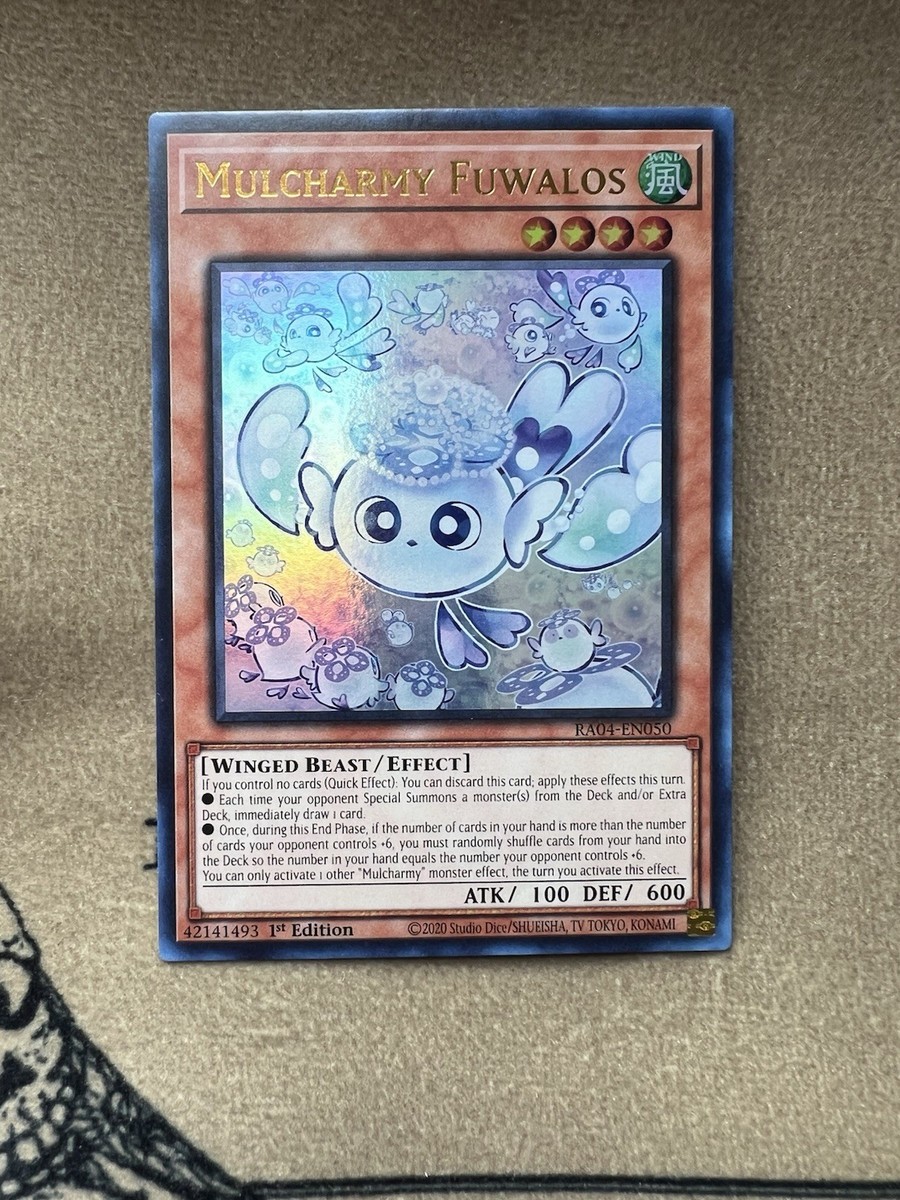 Mulcharmy Fuwalos 1st Edition シークレット Mulcharmy Fuwalos 1st Edition Super Rare RA04-EN050 Yu-Gi-Oh