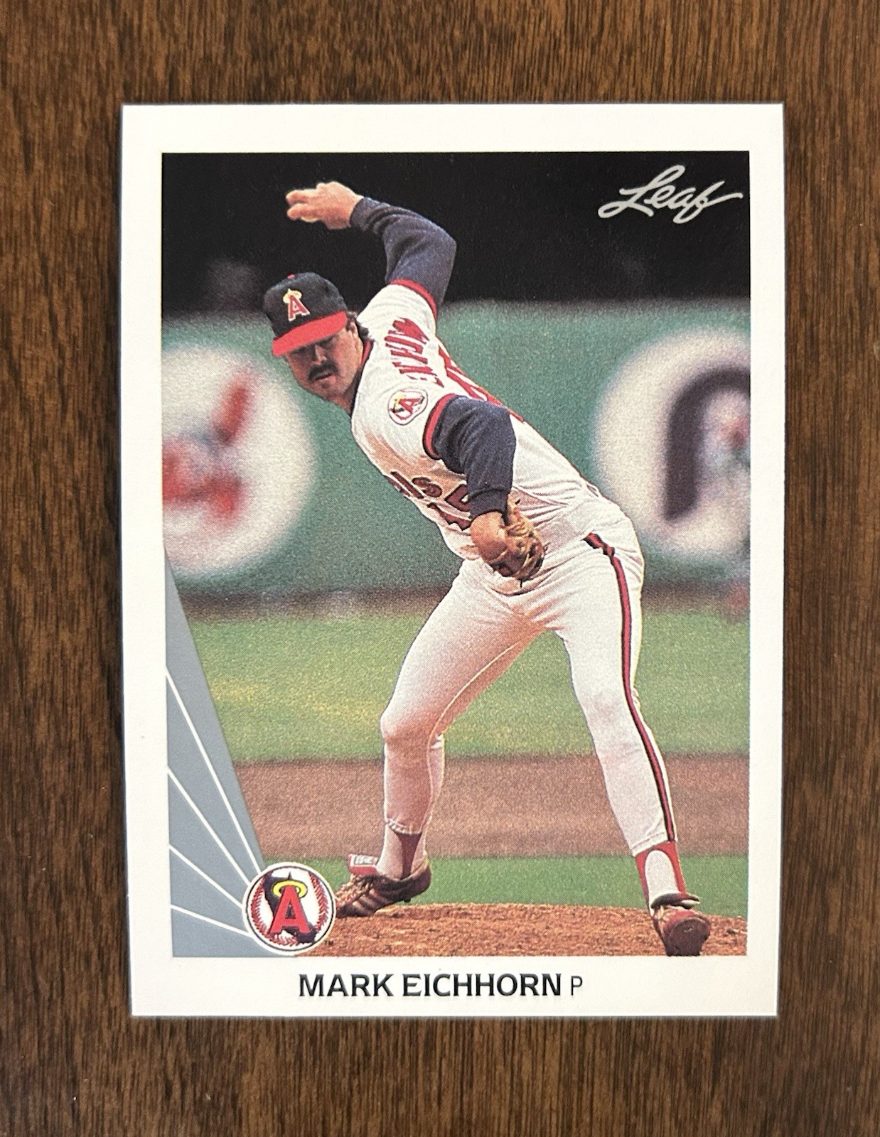 1990 Leaf - MARK EICHHORN #472 - California Angels